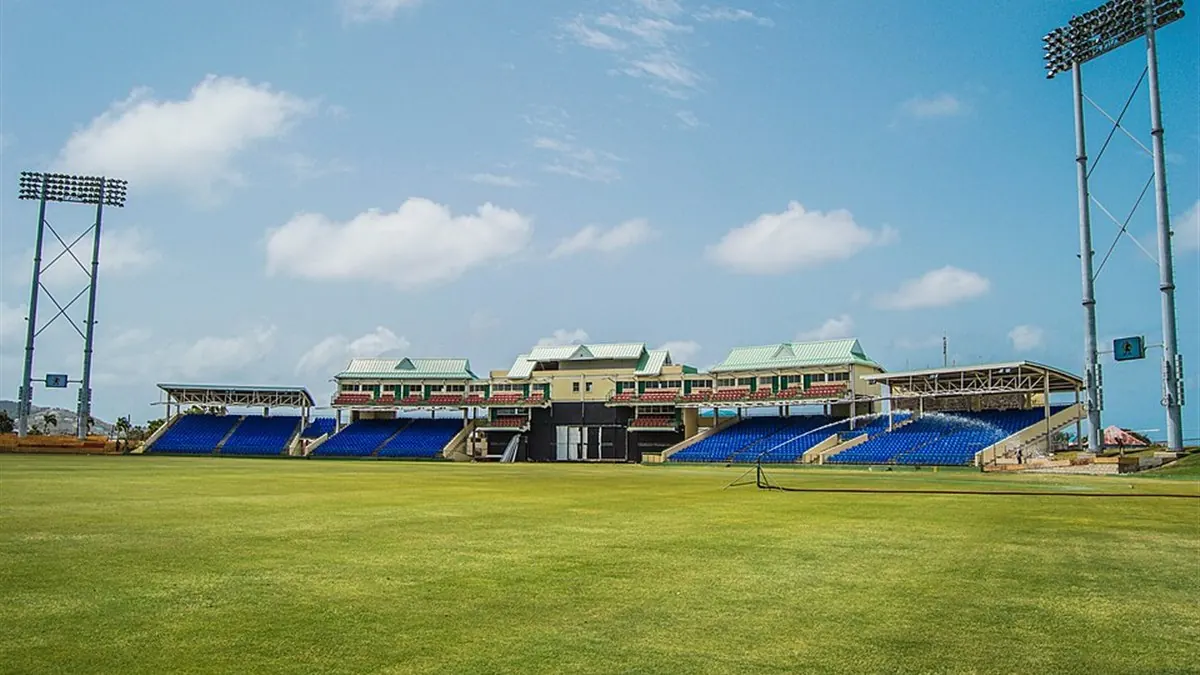 Warner Park cricket stadium in St Kitts for CPL venue records